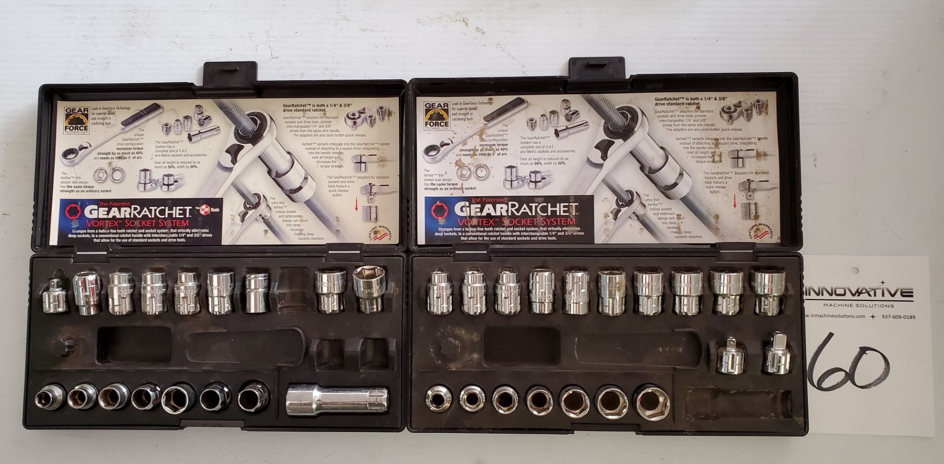 Gear Ratchet Vortex Socket System, Metric (Sockets Only)