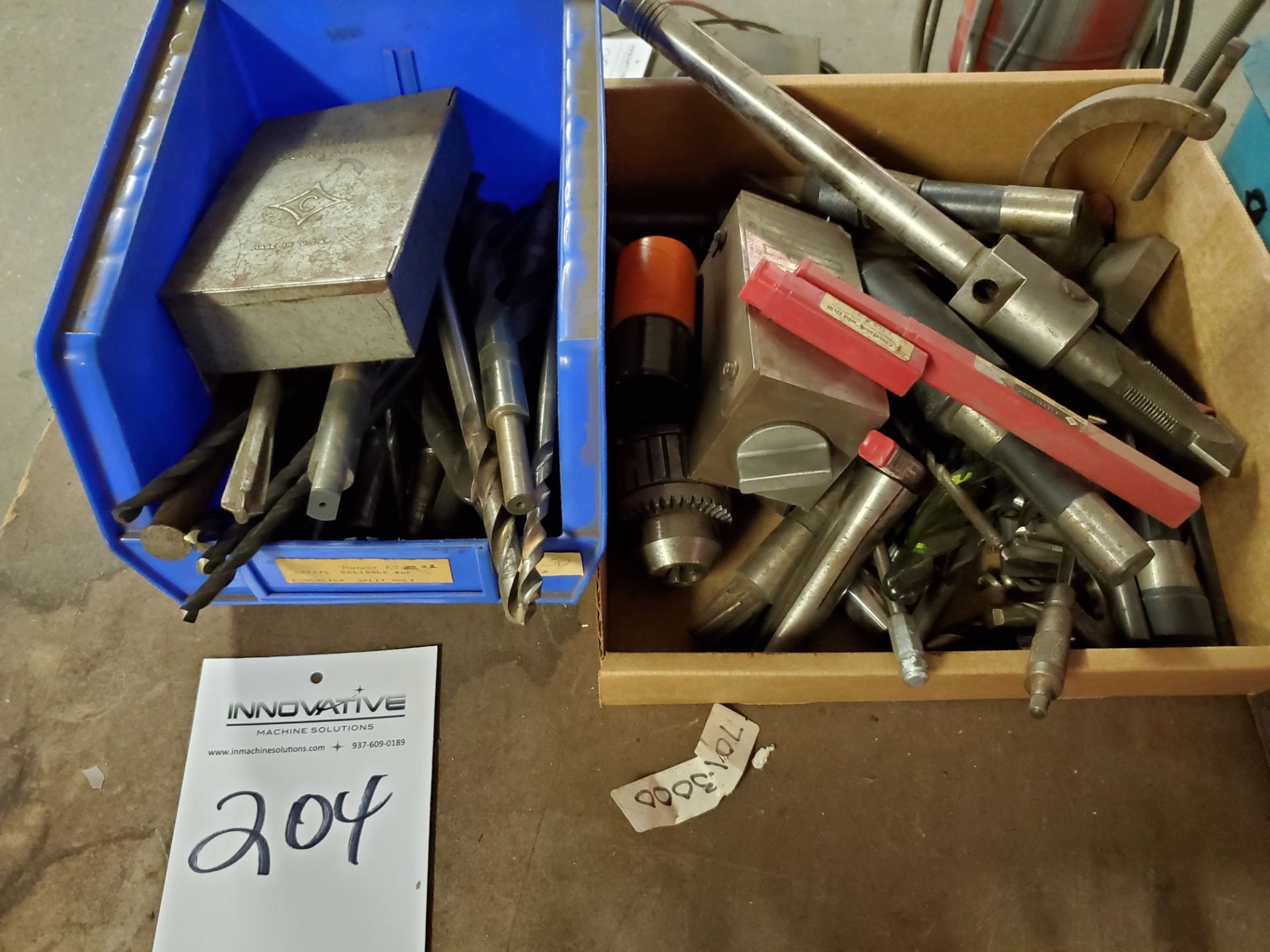 (2) Boxes Assorted Tooling