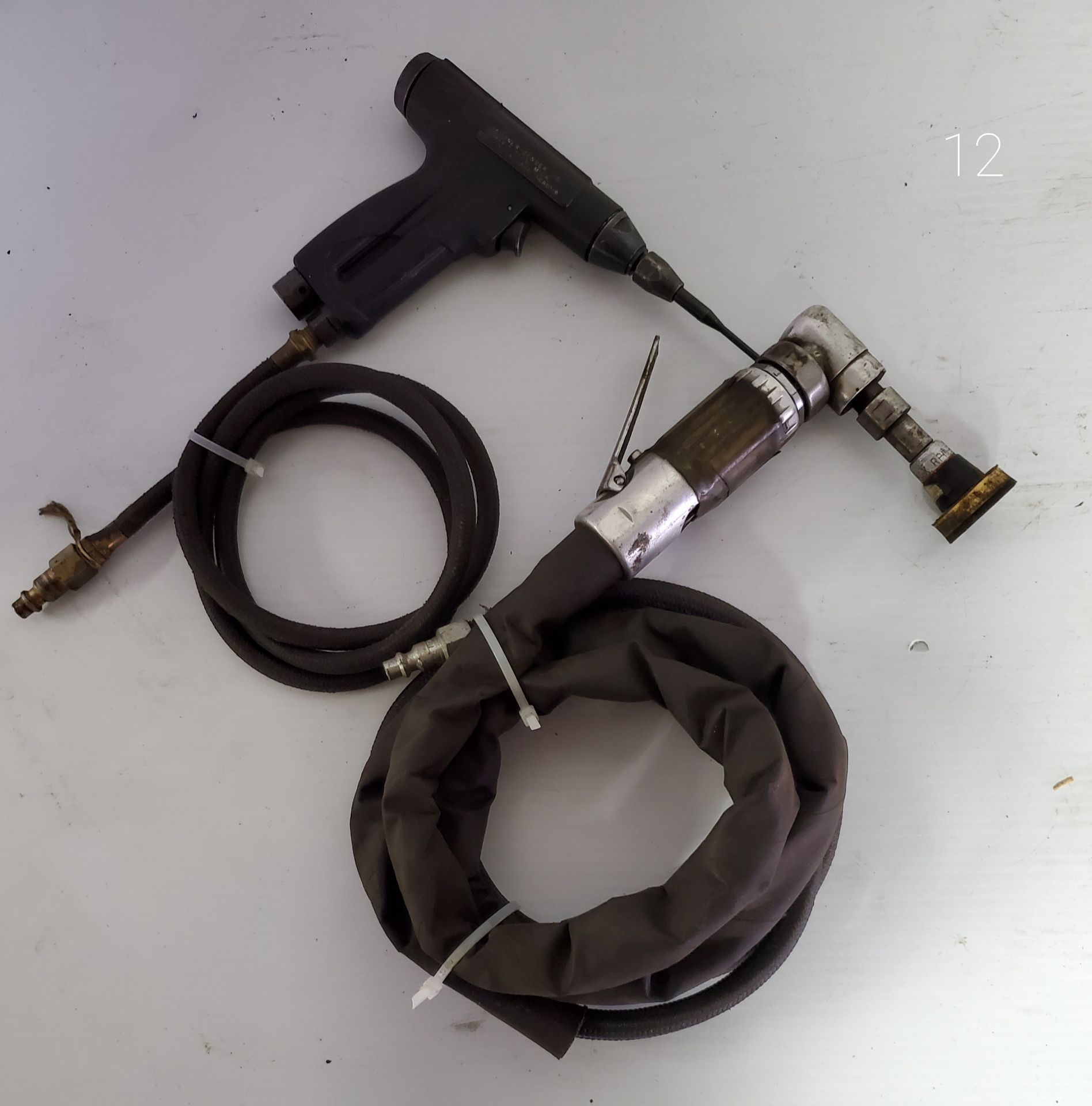 Gardner-Denver Wire-Wrap Tool and Pneumatic Angle Grinder