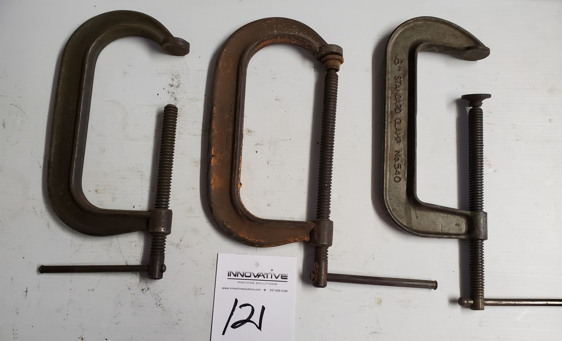 (3) 8" C-Clamps
