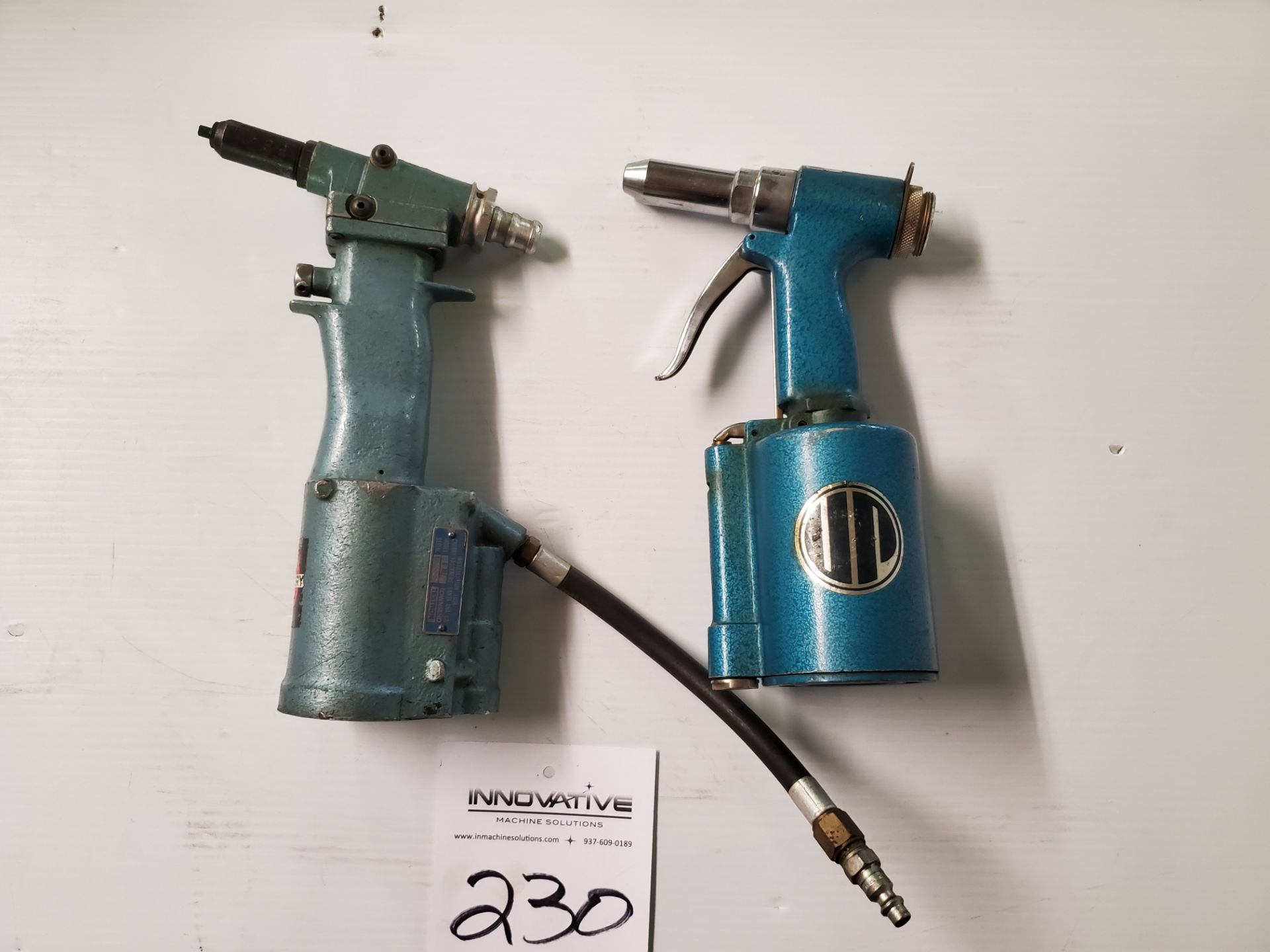 Cherry G702 Rivet Gun and Universal Power Pneumatic Rivet Gun