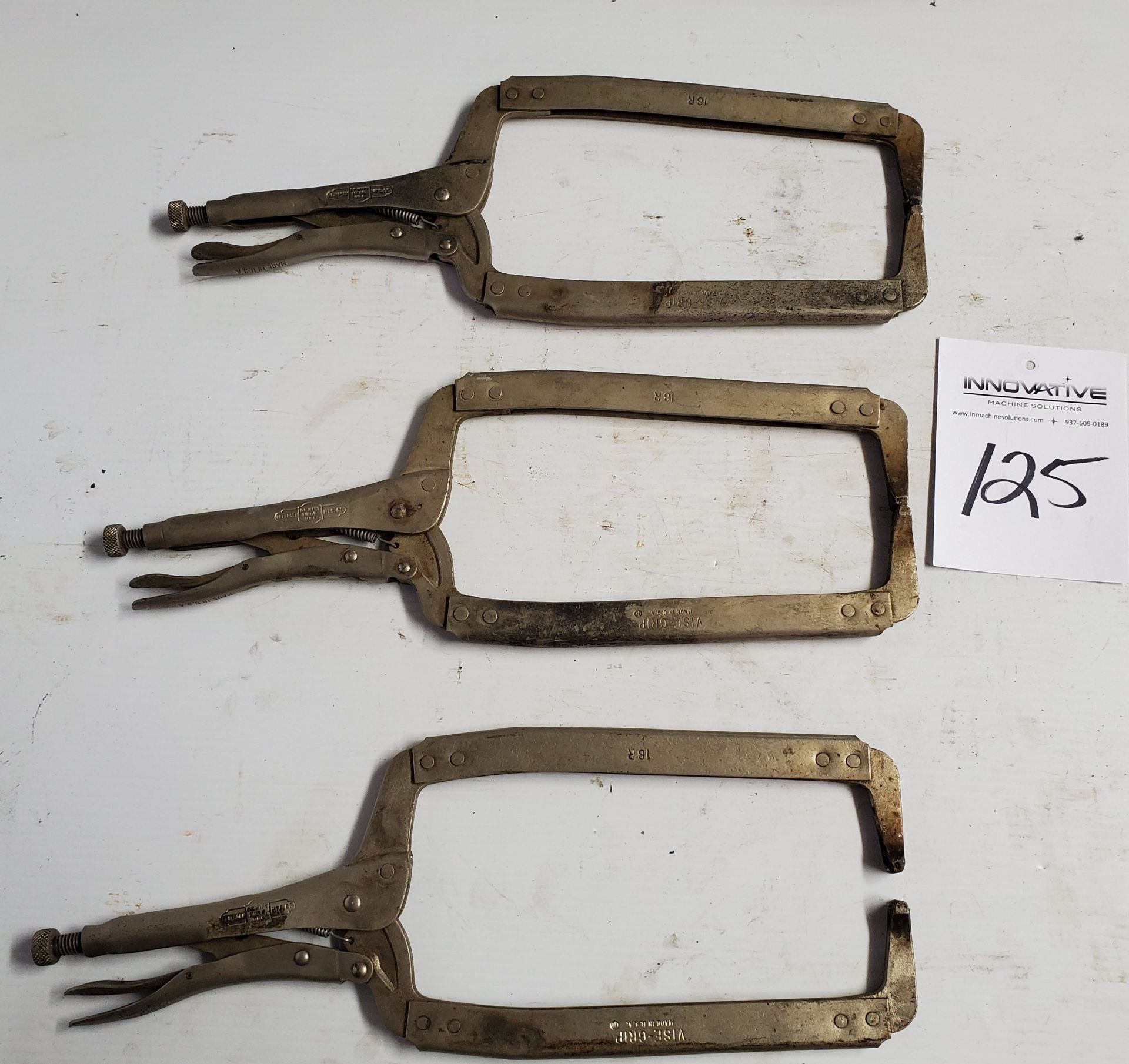 (3) Vise Grip 18R Clamps