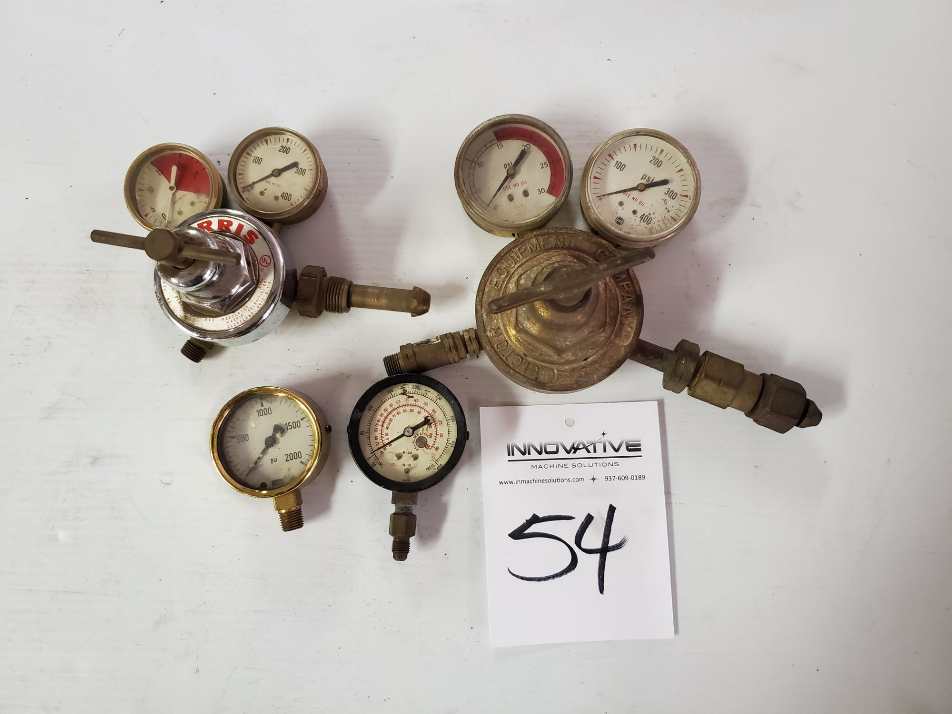 Victor Oxy/Acetylene Gage and Regulators, Harris Oxy/Acetylene Gage and Regulator