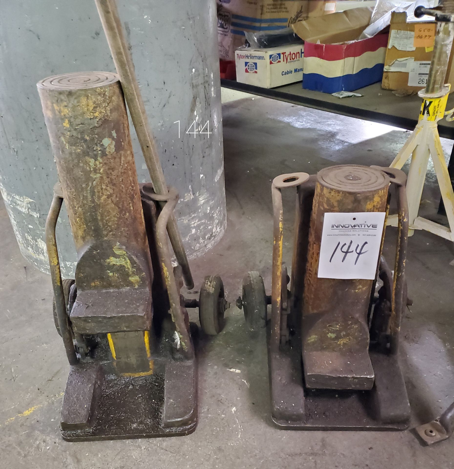 (2) Simplex TJ-50-2 Hydraulic Toe Jacks - Image 2 of 3