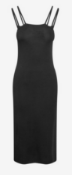 BRAND NEW - NEXT - Black Square Neck Strappy Dress SIZE 14 RRP £35