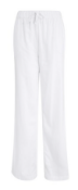 BRAND NEW - NEXT - White Linen Blend Wide Leg Trousers SIZE 8P RRP £24