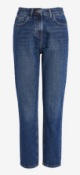 BRAND NEW - NEXT - Dark Blue Straight Non-Stretch Jeans SIZE 16R RRP £32