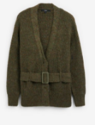 BRAND NEW - NEXT - Khaki Belted Cardigan SIZE MEDIUM RRP £28
