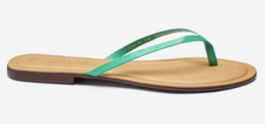 BRAND NEW - NEXT - Lime Forever Comfort® Leather Flip Flops SIZE 8 RRP £14