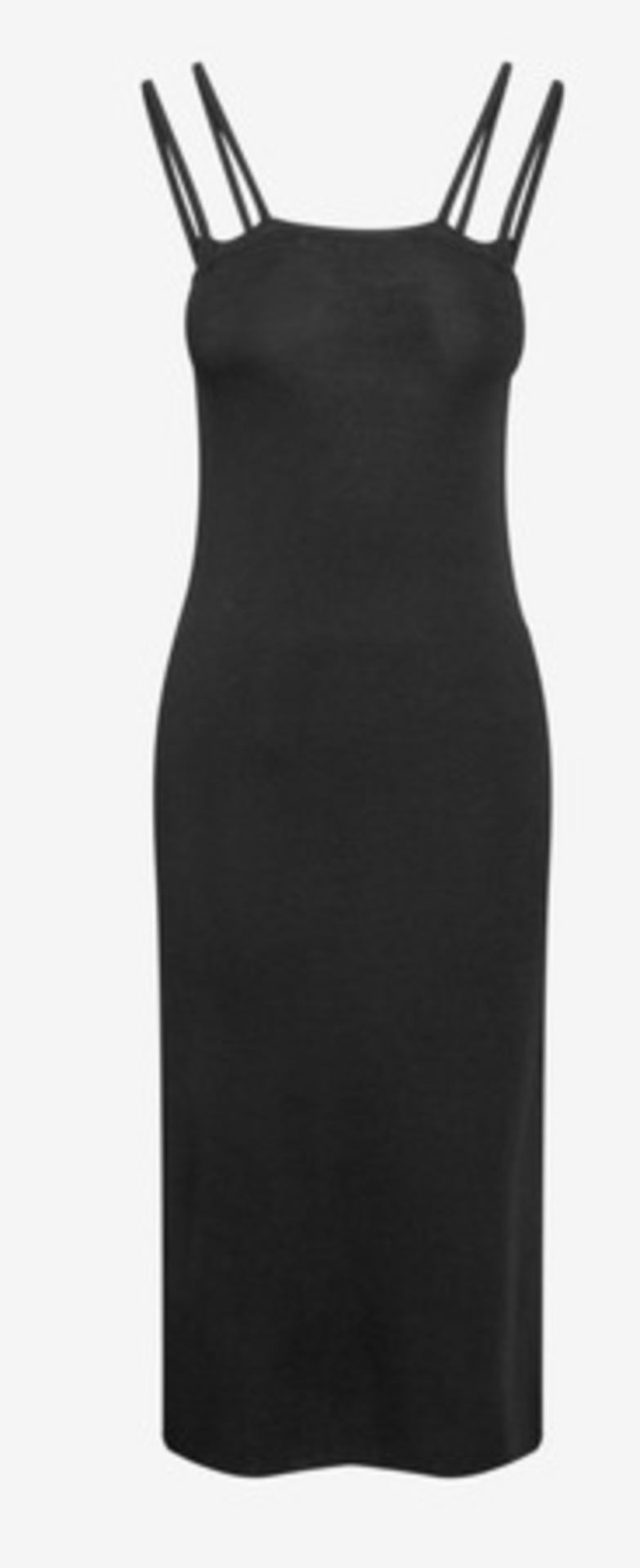 BRAND NEW - NEXT - Black Square Neck Strappy Dress SIZE 14 RRP £35