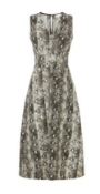 BRAND NEW - NEXT - Warehouse Grey Snake Tie Waist Midi Dress SIZE 10 RRP £52