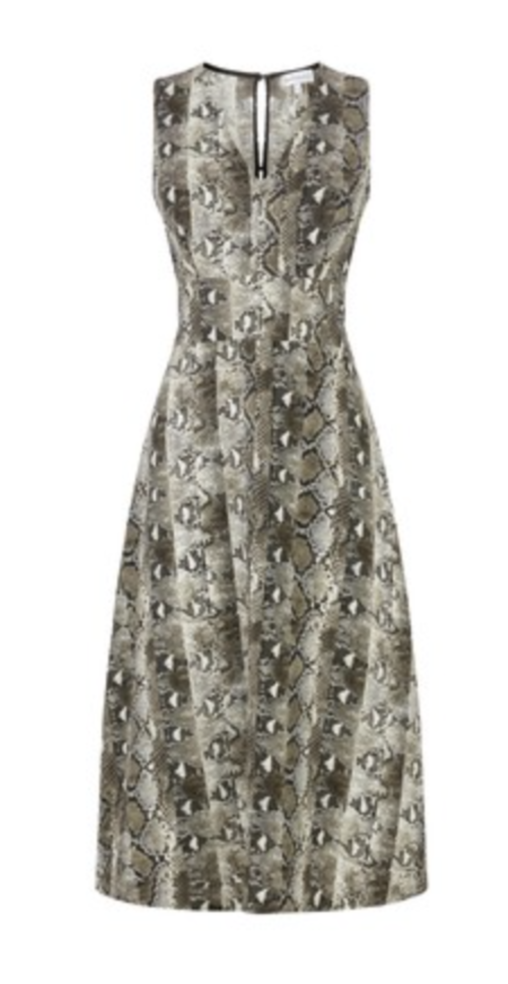 BRAND NEW - NEXT - Warehouse Grey Snake Tie Waist Midi Dress SIZE 10 RRP £52