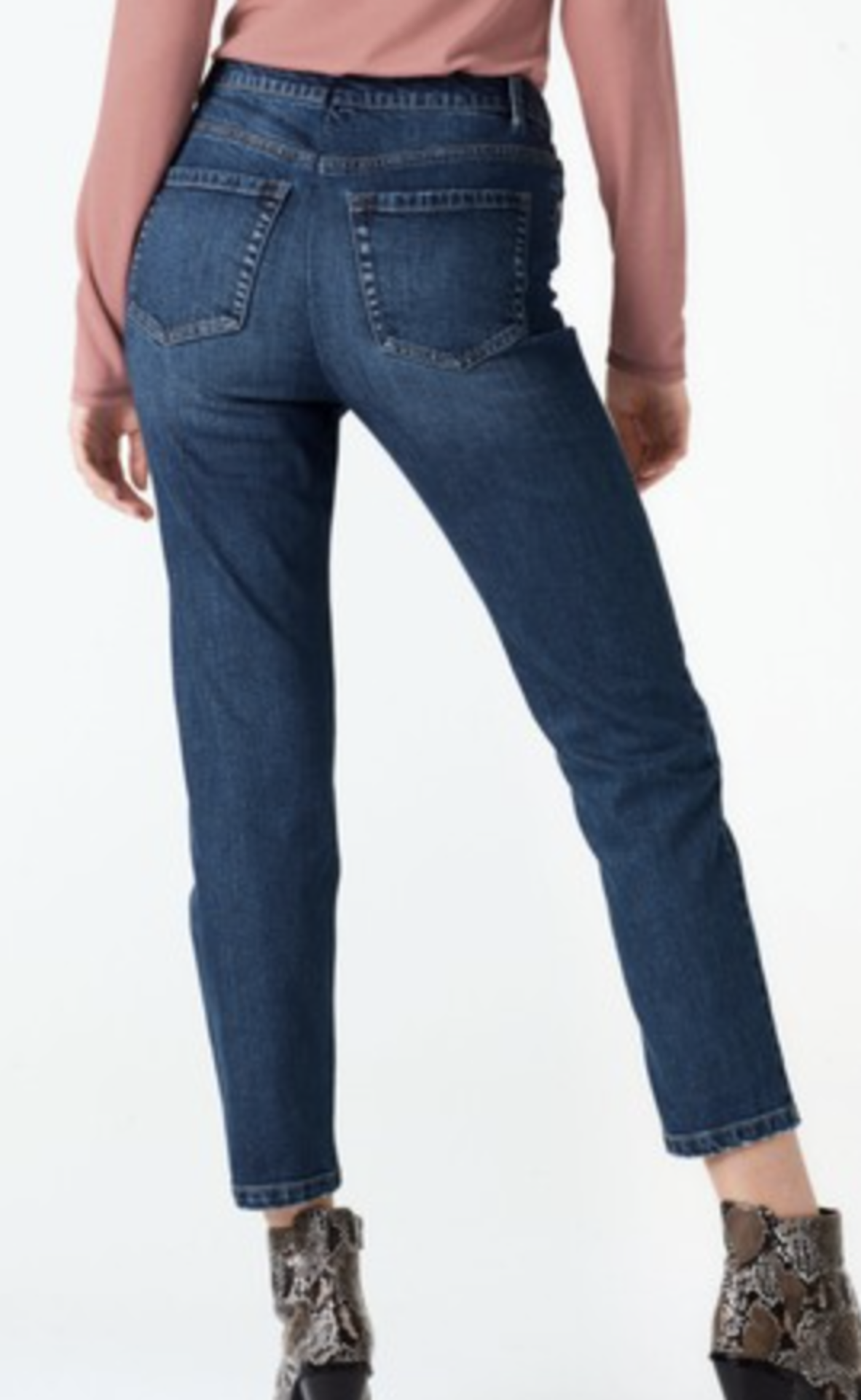 BRAND NEW - NEXT - Dark Blue Mom Jeans SIZE 8PETITE RRP £32