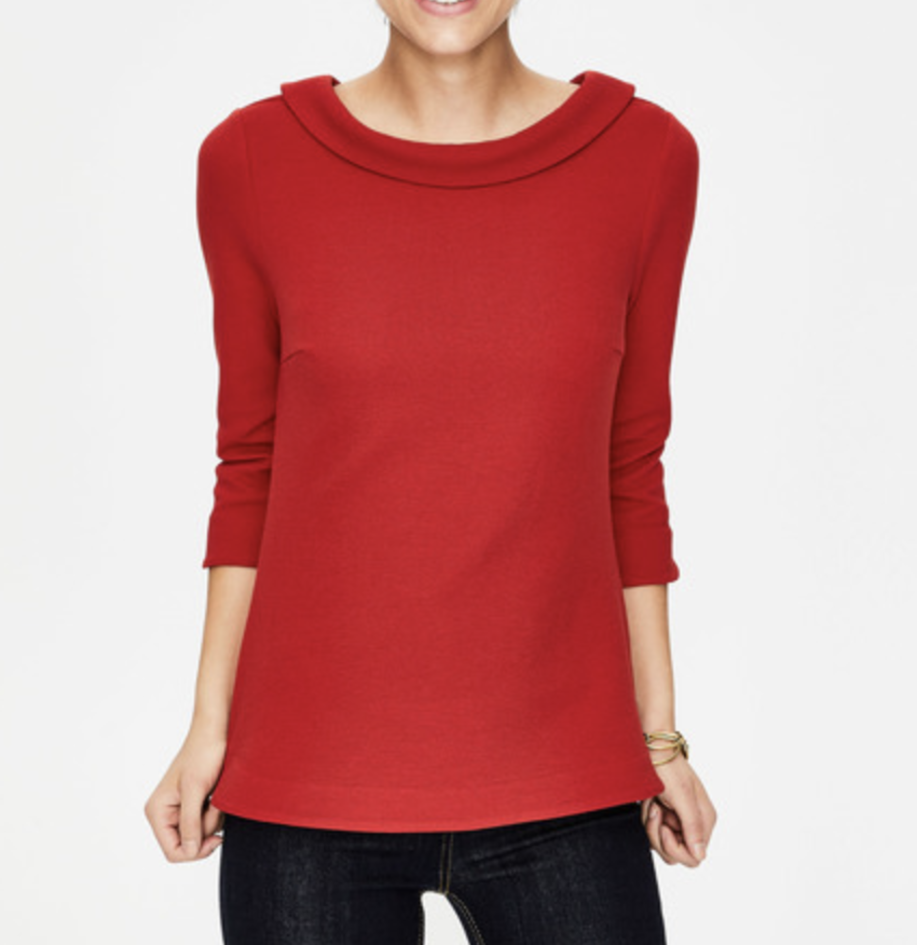 BRAND NEW - NEXT - Boden Red Sarah Ottoman Jumper SIZE 12 RRP £55 - Image 2 of 2