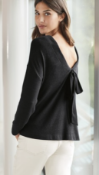 BRAND NEW - NEXT - Black Embellished Front Cosy Top SIZE 12 RRP £28