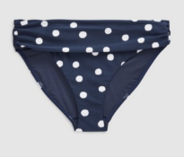 BRAND NEW - NEXT - Navy Spot Roll Top Roll Top Bikini Briefs SIZE 16 RRP £14