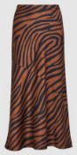 BRAND NEW - NEXT - Zebra Slip Skirt SIZE 6 RRP £38
