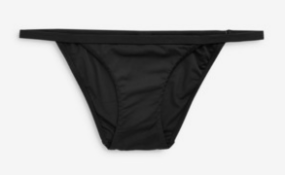 BRAND NEW - NEXT - Black Tanga Bikini Briefs SIZE 12 RRP £10