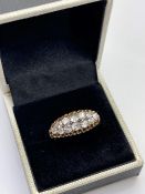 ***£4500.00*** ANTIQUE LADIES TWO ROW DIAMOND RING