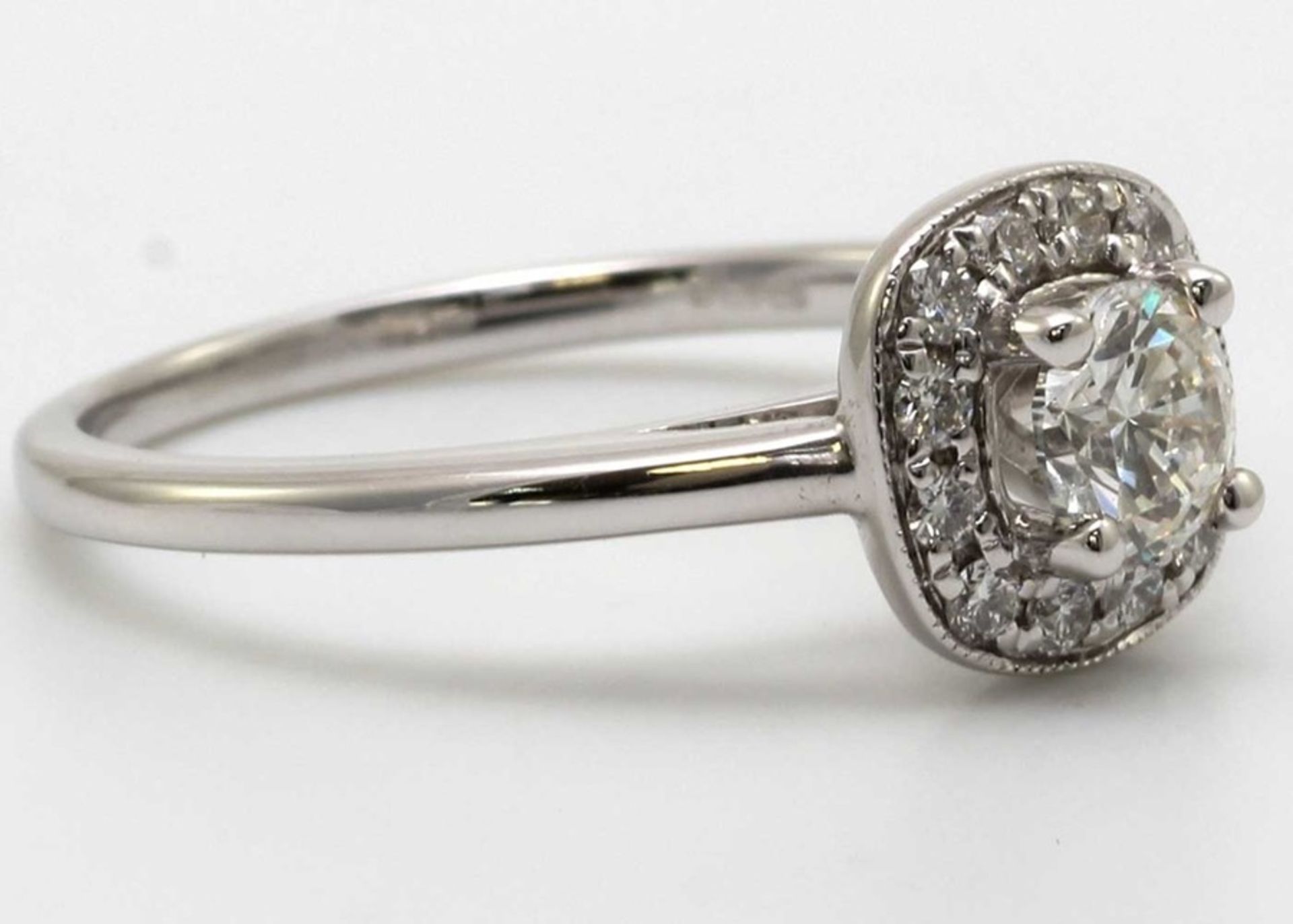 18ct White Gold Single Stone Diamond Ring - Valued by GIE £12,545.00 - Image 3 of 4