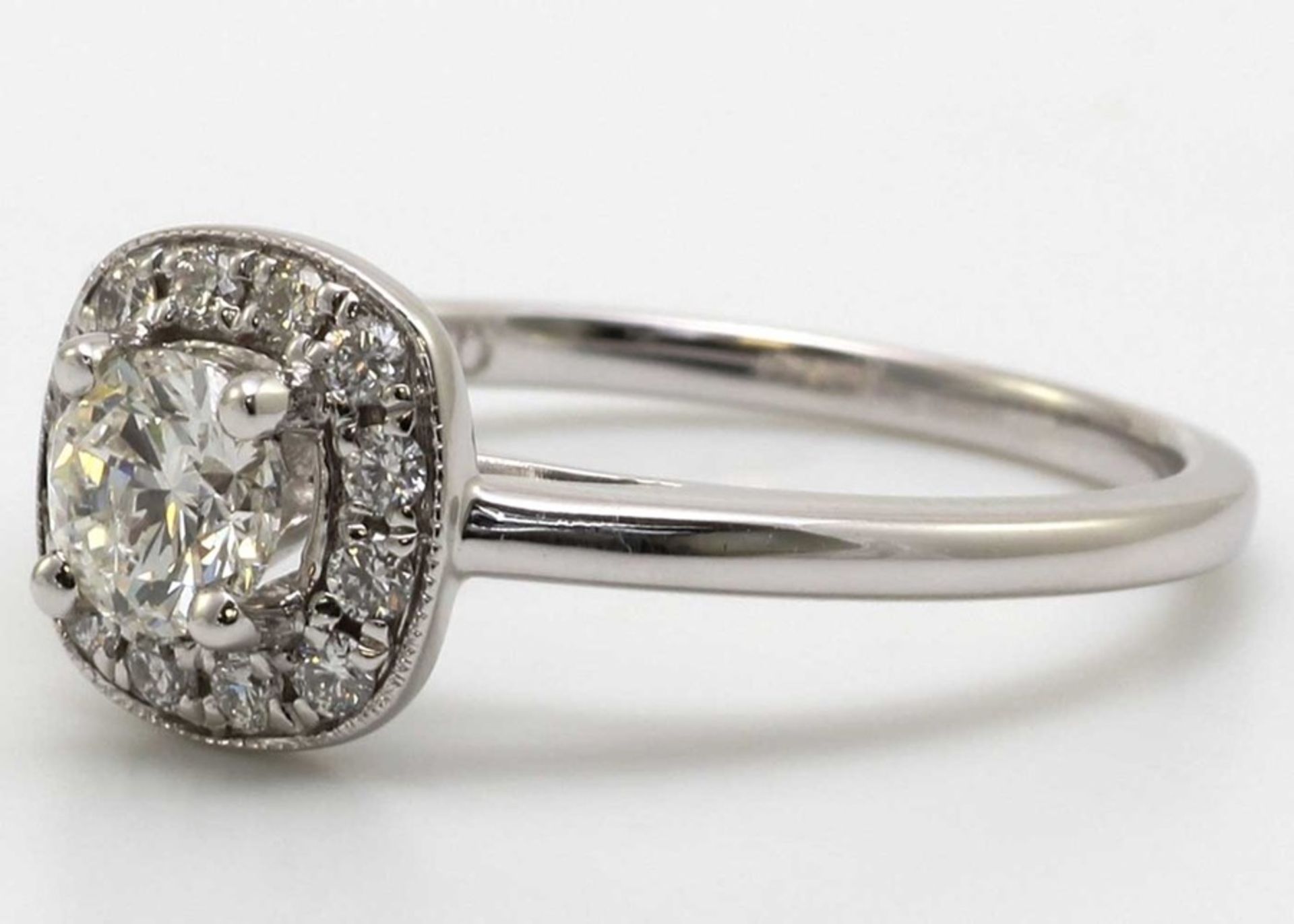 18ct White Gold Single Stone Diamond Ring - Valued by GIE £12,545.00 - Image 2 of 4