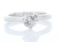 Platinum Single Stone Prong Set Diamond Ring Valued by GIE £8,459.00