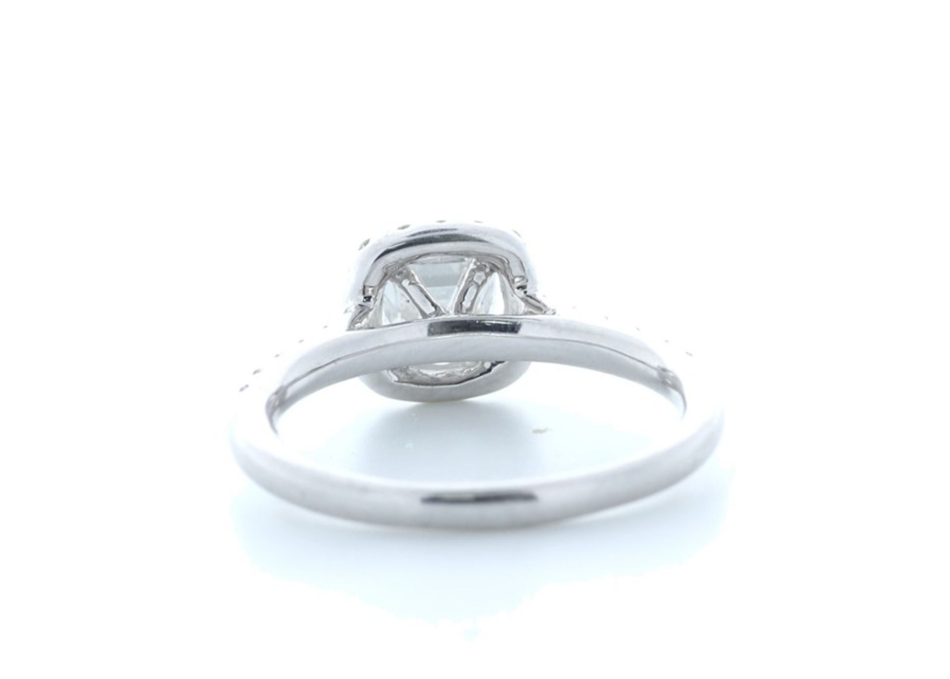 18ct White Gold Flawless Asscher Cut Diamond Ring Valued by IDI £18,000.00 - Image 3 of 5