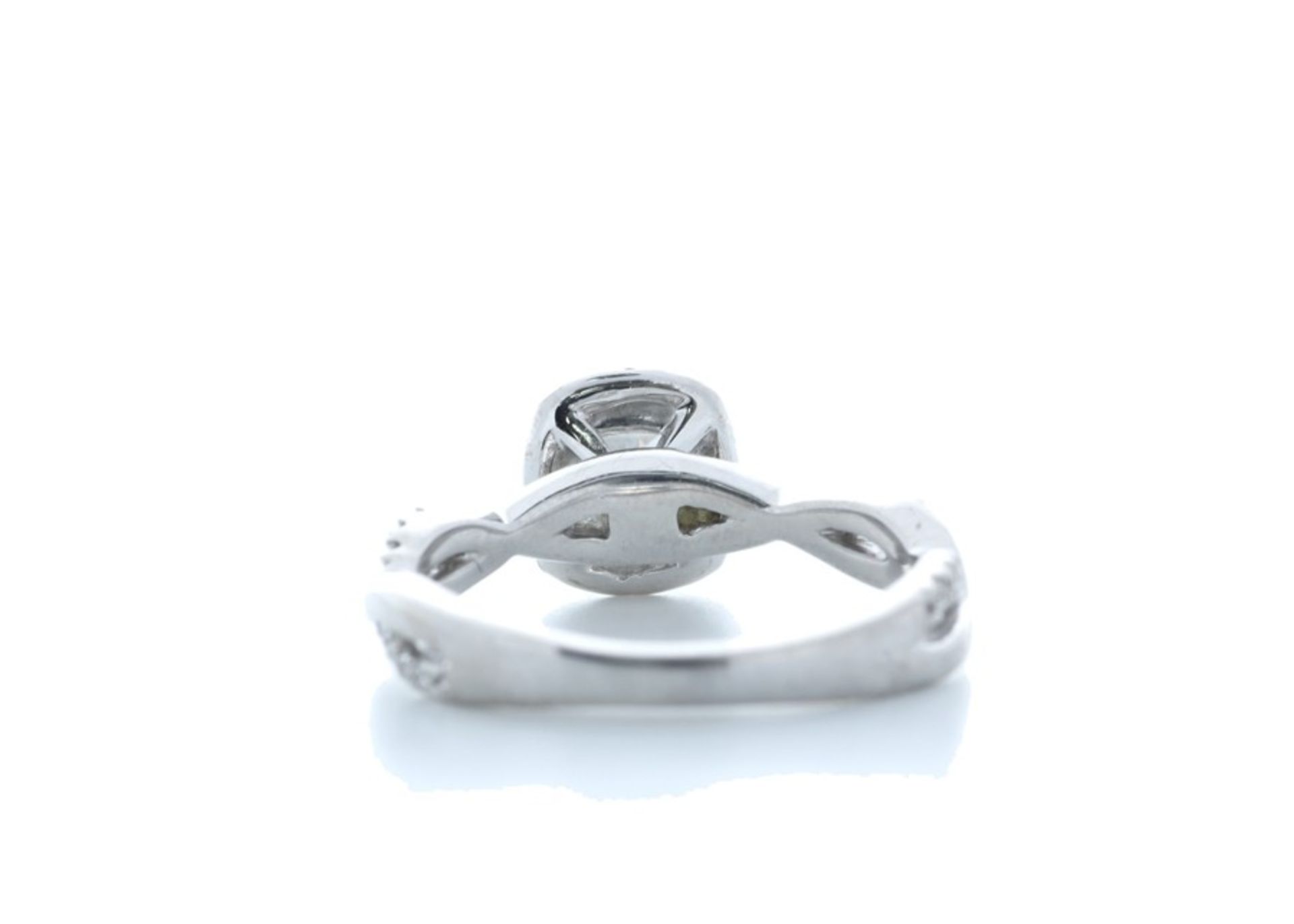 18ct White Gold Cushion Cut Diamond Ring 1.03 (0.71) Carats - Valued by IDI £10,500.00 - Image 3 of 5