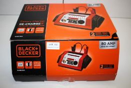 GRADE U- BOXED BLACK AND DECKER BATTERY CHARGER, RE-CHARGE IT, MODEL- BDSBC30A RRP-£1225.00