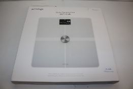 GRADE U- BOXED WITHINGS BODY COMPOSITION BODY + WI-FI SCALE RRP-£89.95