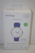 GRADE U- BOXED WITHINGS MOVE ECG ACTIVITY WATCH WITH ECG TIMER RRP-£129.99