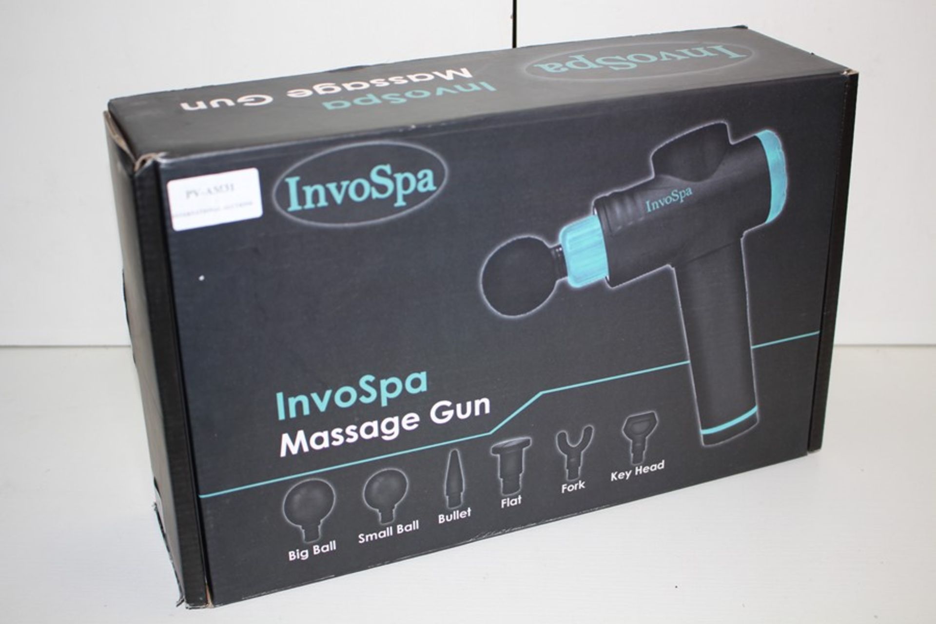 GRADE A- BOXED INVOSPA PERCUSSIAN MASSAGE GUN RRP-£75.00