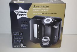 GRADE U- BOXED TOMMEE TIPPEE CLOSER TO NATURE PERFECT PREP MACHINE, BLACK RRP-£79.99