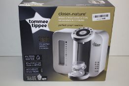 GRADE U- BOXED TOMMEE TIPPEE CLOSER TO NATURE PERFECT PREP MACHINE, WHITE RRP-£79.99