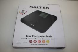GRADE U- BOXED SALTER MAX ELECTRONIC SCALE RRP-£25.00