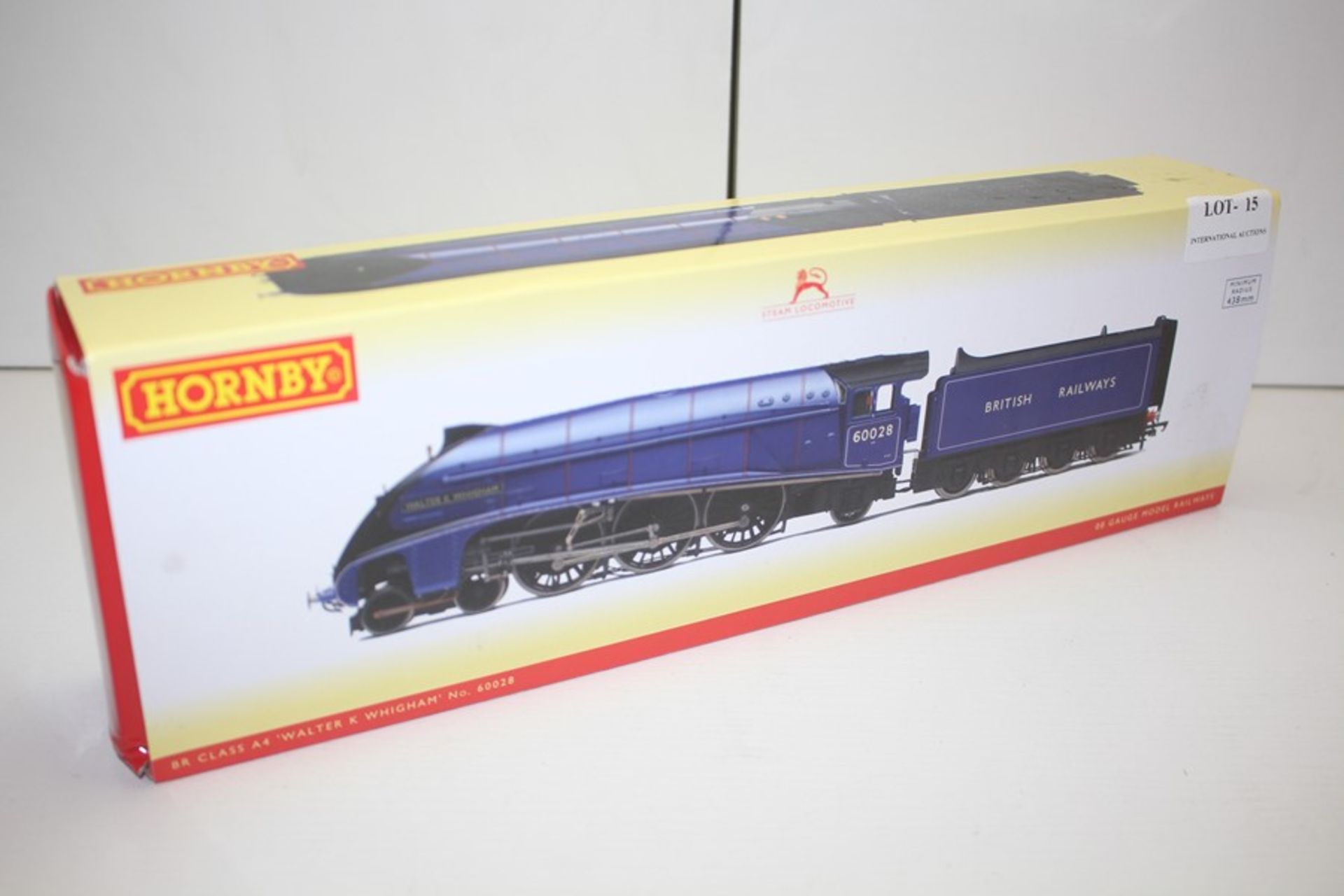 GRADE UI- BOXED HORNBY BR CLASSD A4 WALTER K WHIGHAM, NO. 60028 RRP-£169.99