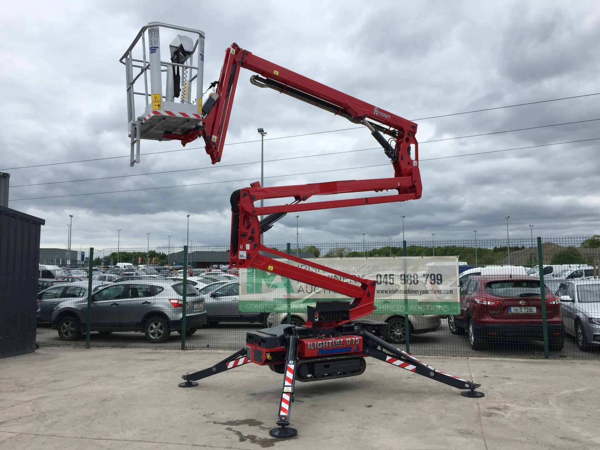 PL-14631 2012 Hinowa Lightlift 17.75 Performance Tracked Articulated Spider Boom Lift