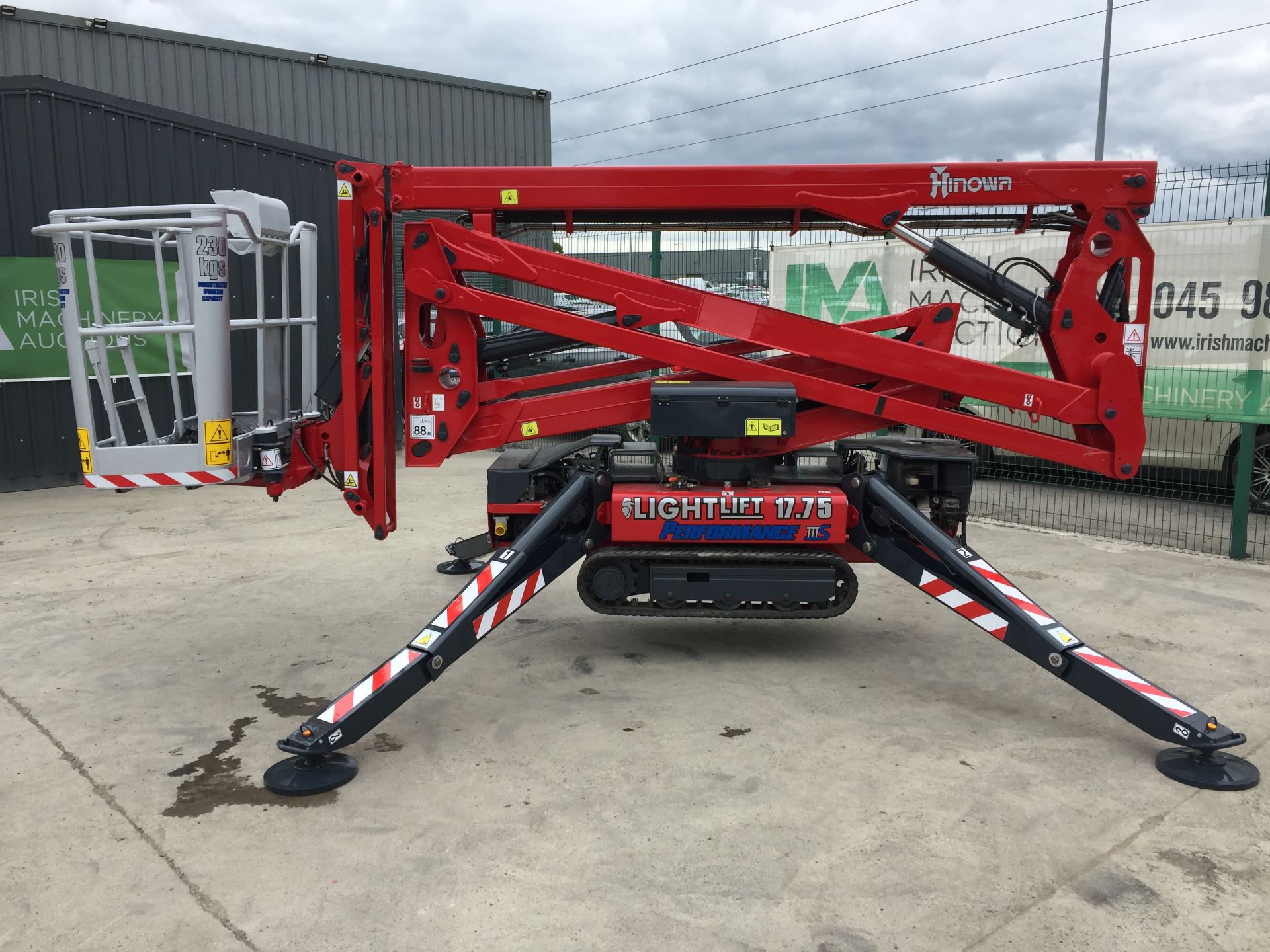 PL-14631 2012 Hinowa Lightlift 17.75 Performance Tracked Articulated Spider Boom Lift - Image 9 of 26