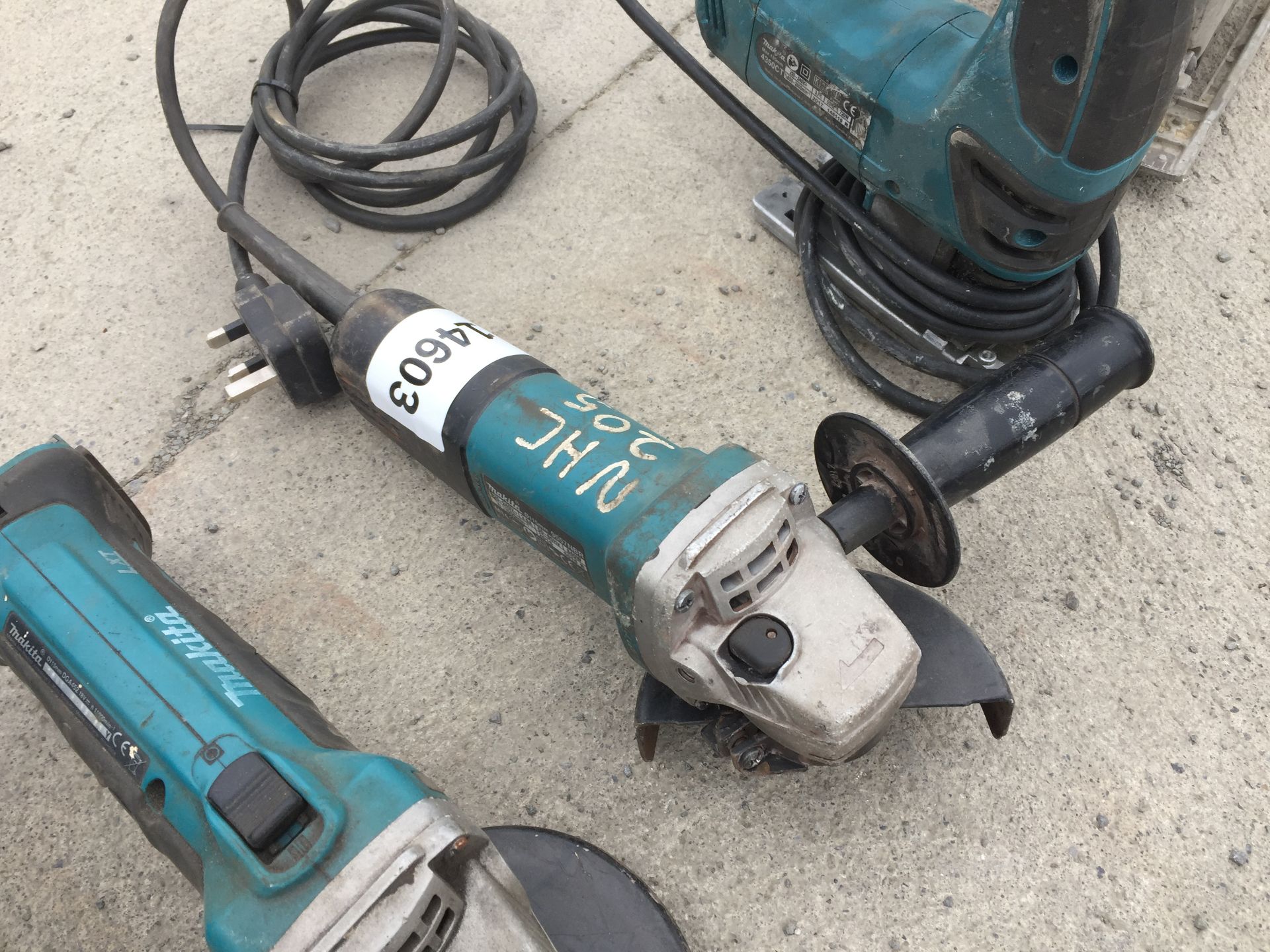 PL-14603 UNRESERVED 2017 Makita Jigsaw, Makita 230v Angle Grinder, Makita Cordless Skill Saw & - Image 5 of 8