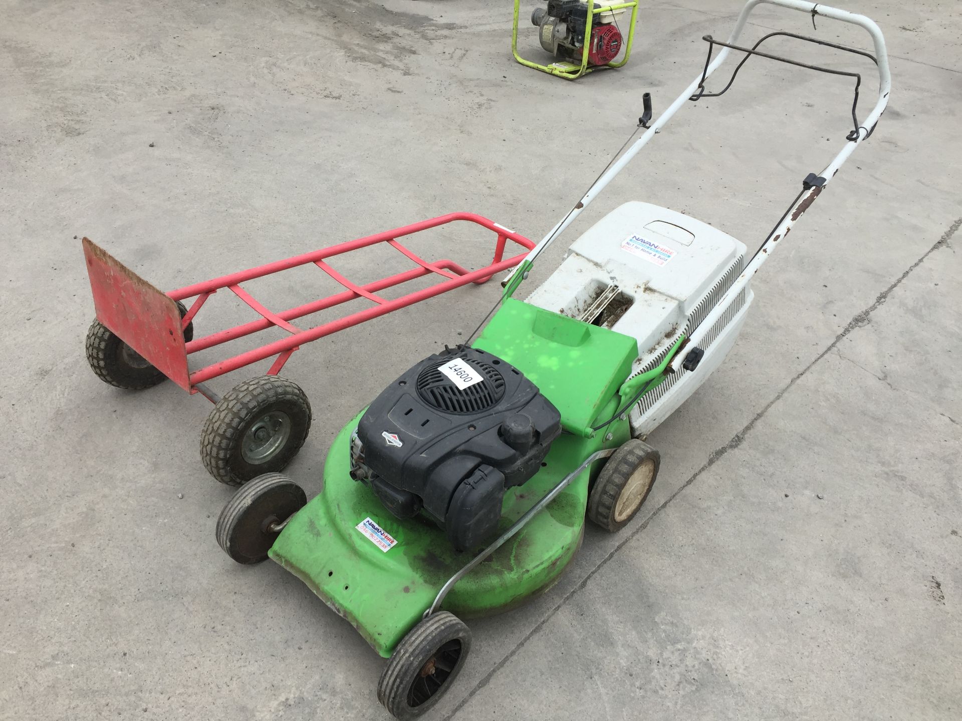 PL-14600 UNRESERVED Viking Petrol Lawnmower & Red Sack Truck