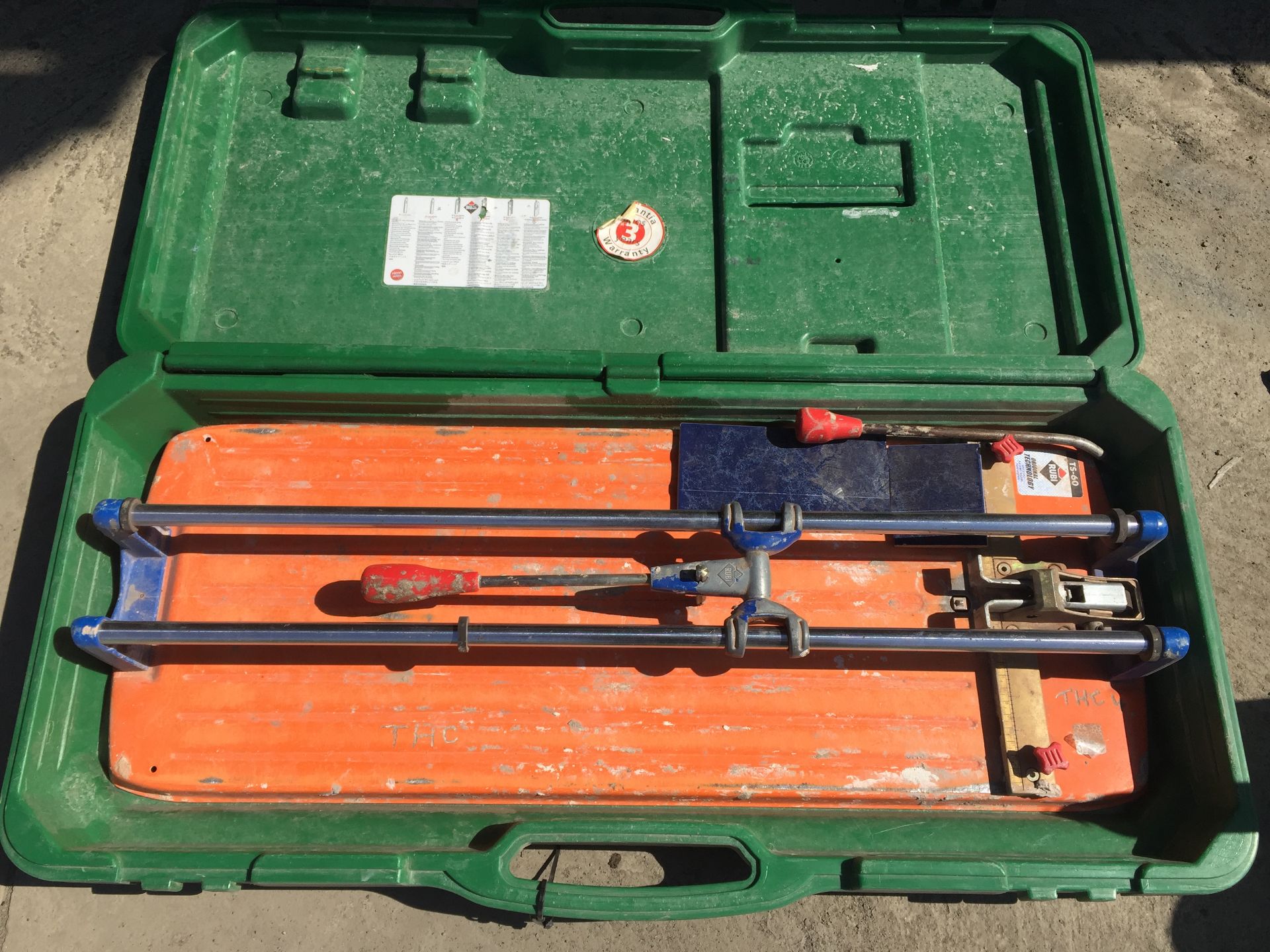PL-14513 UNRESERVED Rubi TS-60 Manual Tile Cutter In Case