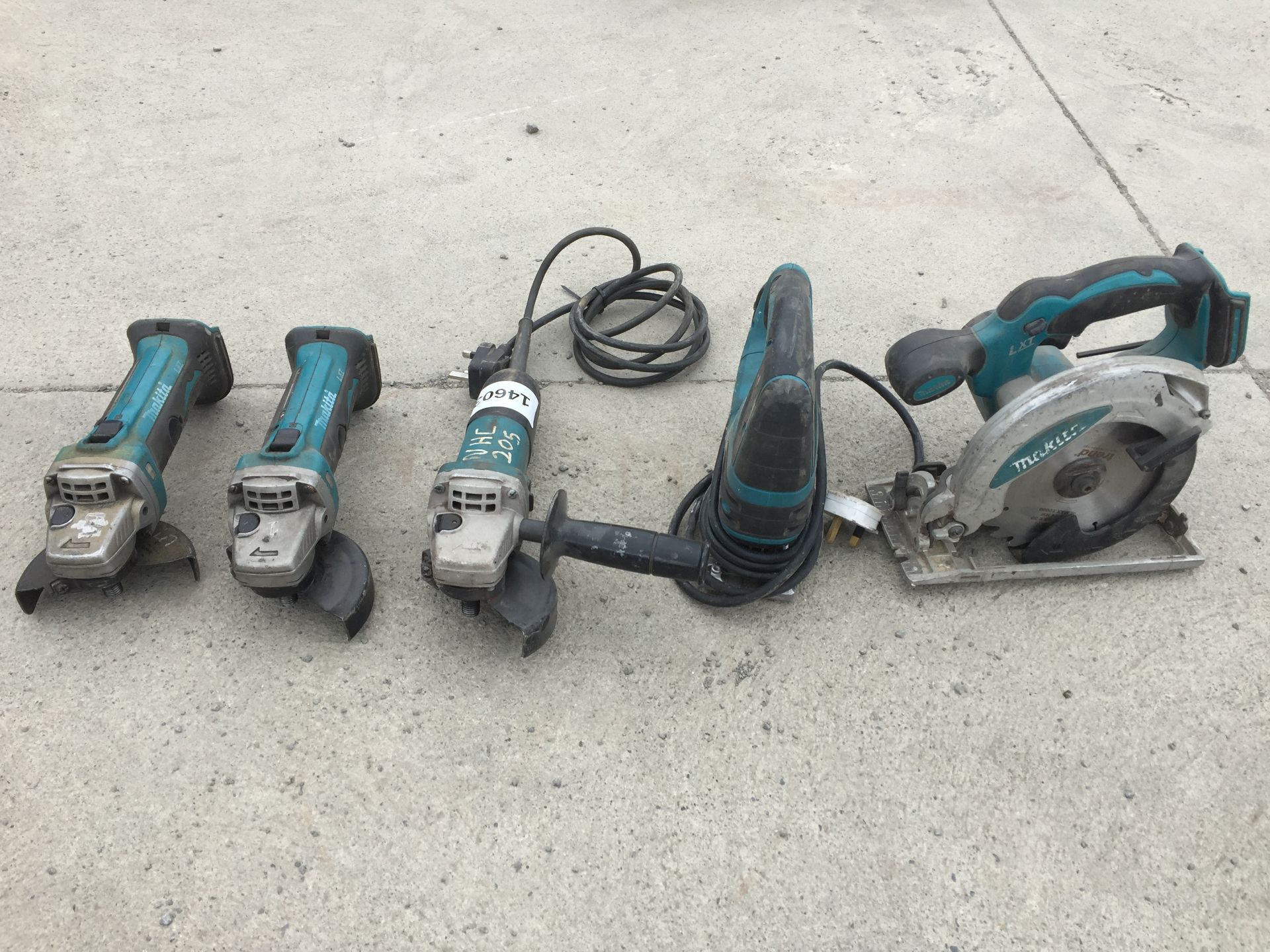 PL-14603 UNRESERVED 2017 Makita Jigsaw, Makita 230v Angle Grinder, Makita Cordless Skill Saw & - Image 2 of 8