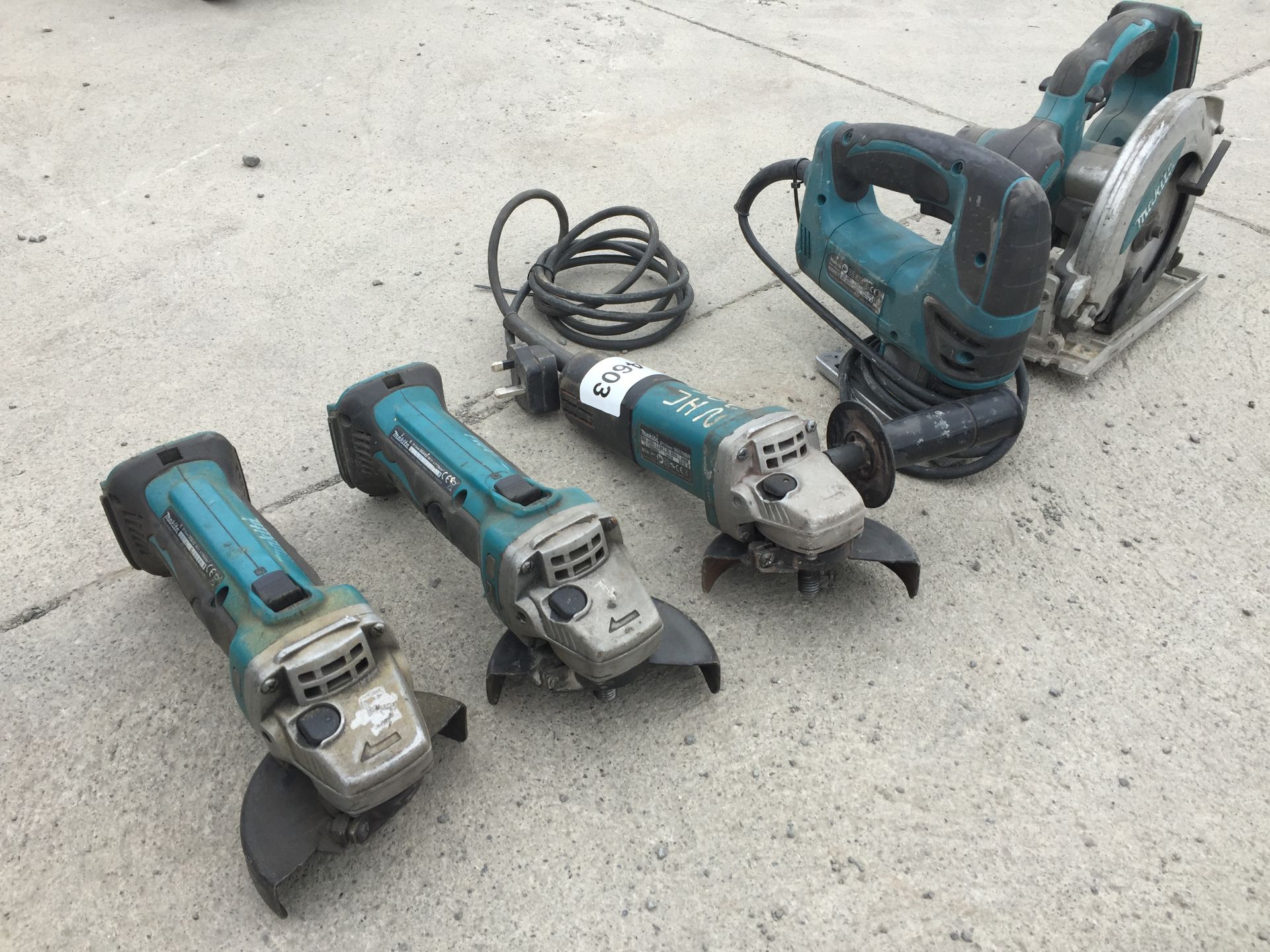 PL-14603 UNRESERVED 2017 Makita Jigsaw, Makita 230v Angle Grinder, Makita Cordless Skill Saw & - Image 3 of 8