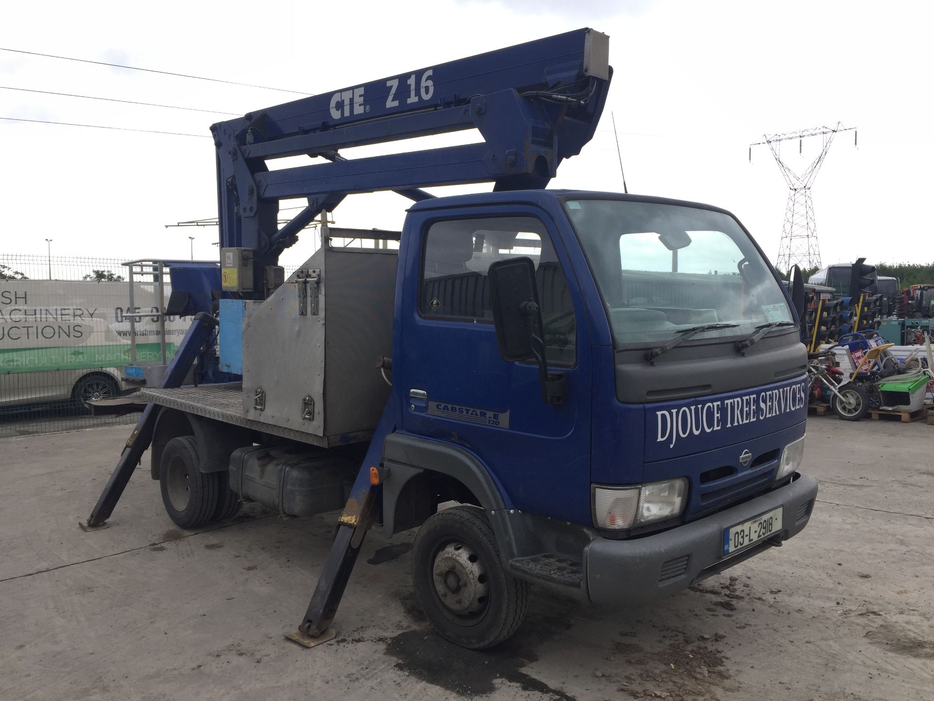 03L2918 2003 Nissan Cabstar 120E c/w CTE Z16 Cherry Picker - Image 7 of 27