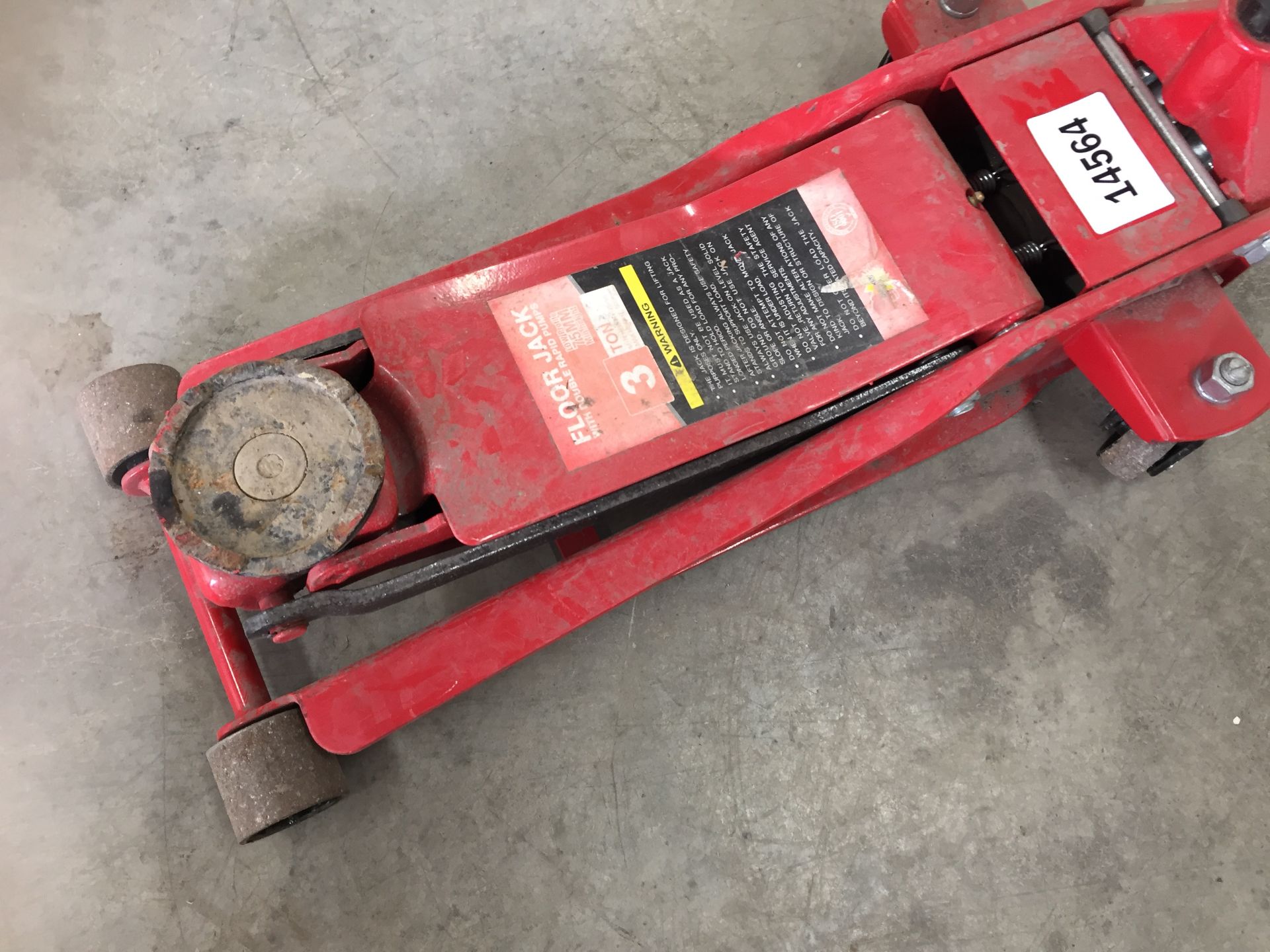 PL-14564 Pacini 3T Hydraulic Low Profile Floor Jack - Image 3 of 4