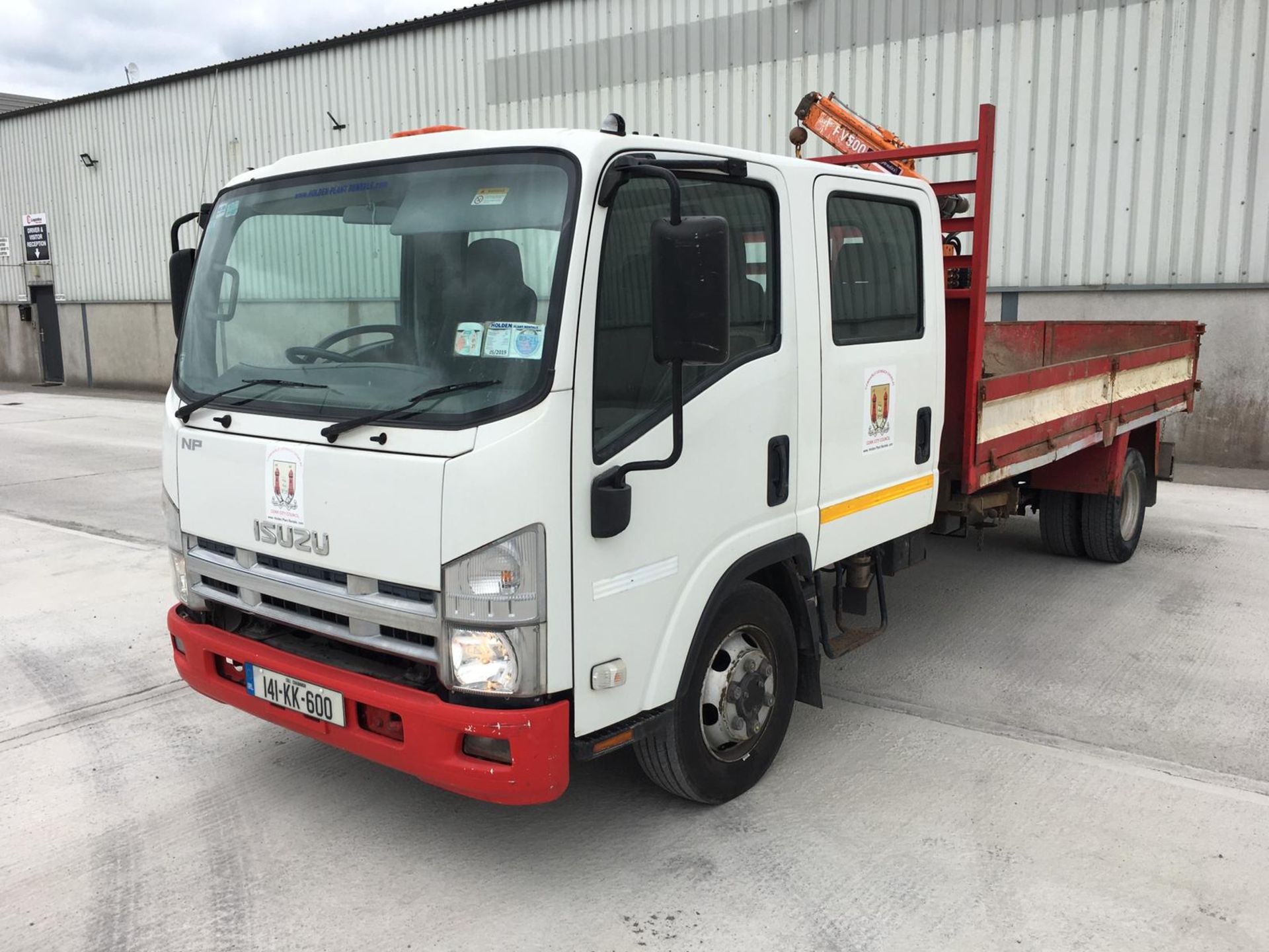 141KK600 UNRESERVED 2014 Isuzu NPR 85 7.5T Dropside Tipper