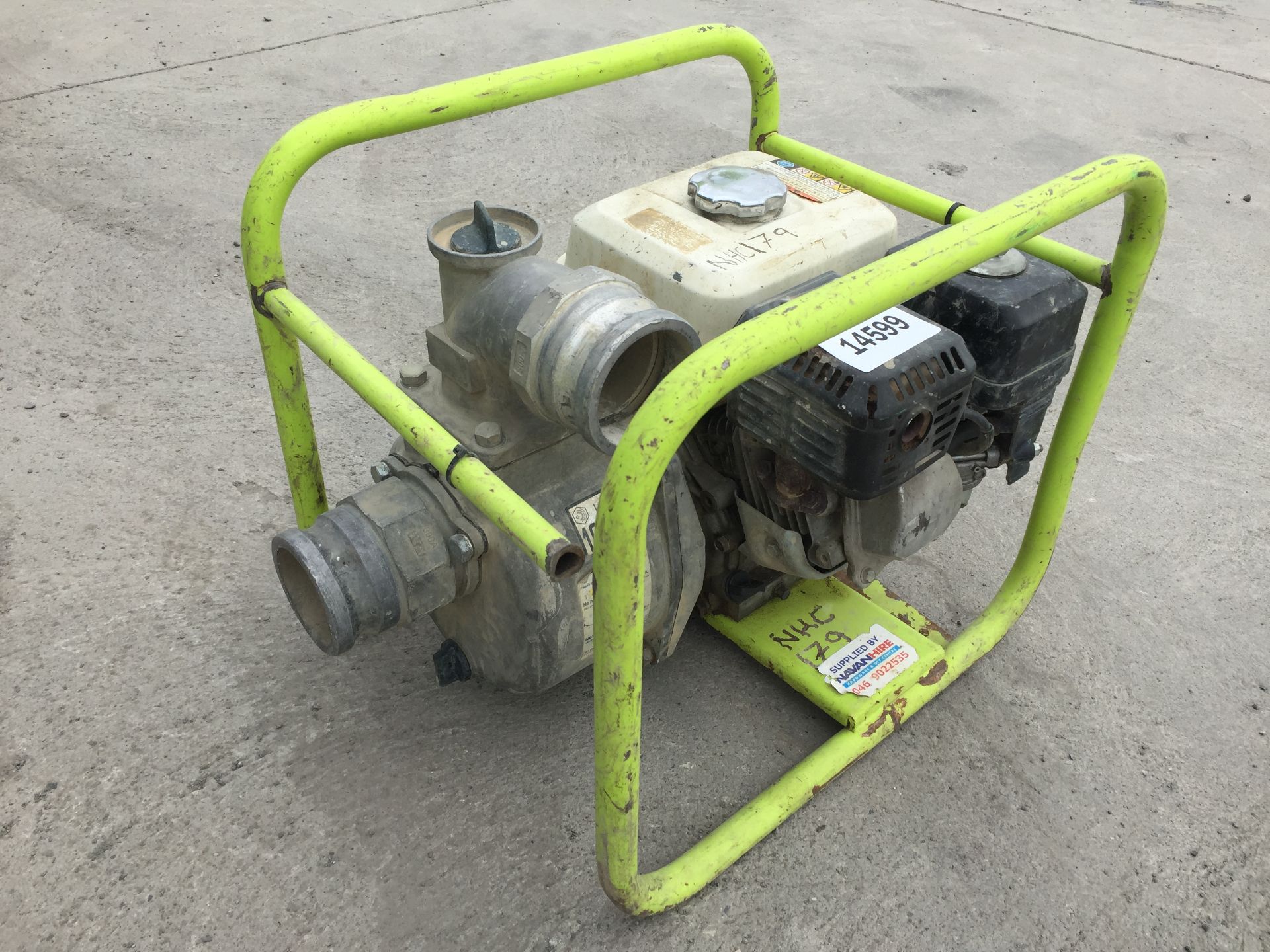 PL-14599 UNRESERVED Pramac Honda GX160 Petrol Water Pump