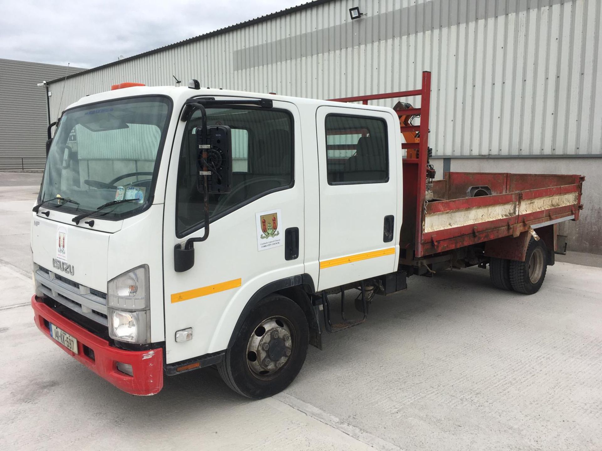 141KK597 UNRESERVED 2014 Isuzu NPR 85 7.5T Crewcab Tipper