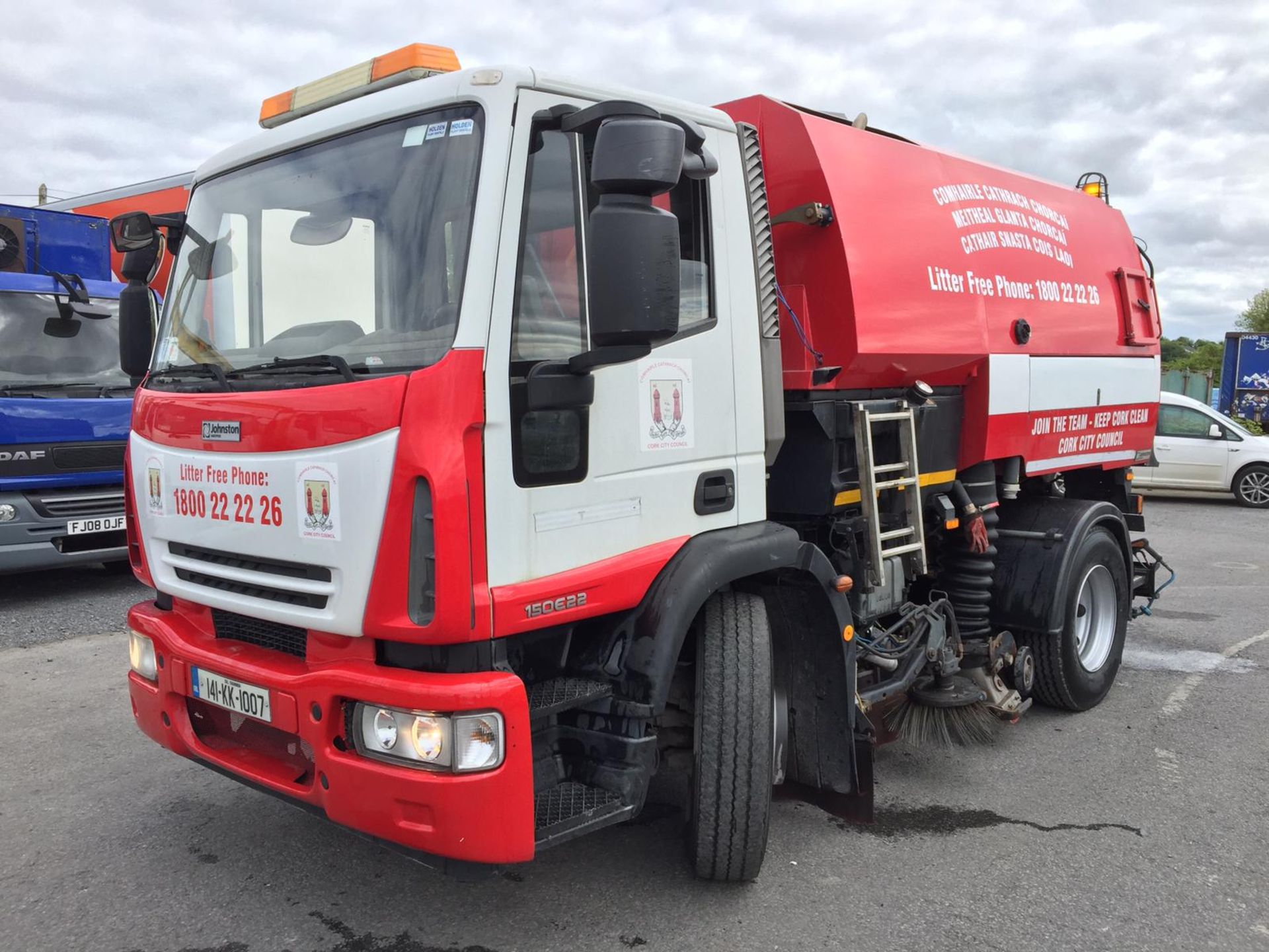 141KK1007 UNRESERVED 2014 Iveco Eurocargo 150E22 Johnston VT651 Sweeper