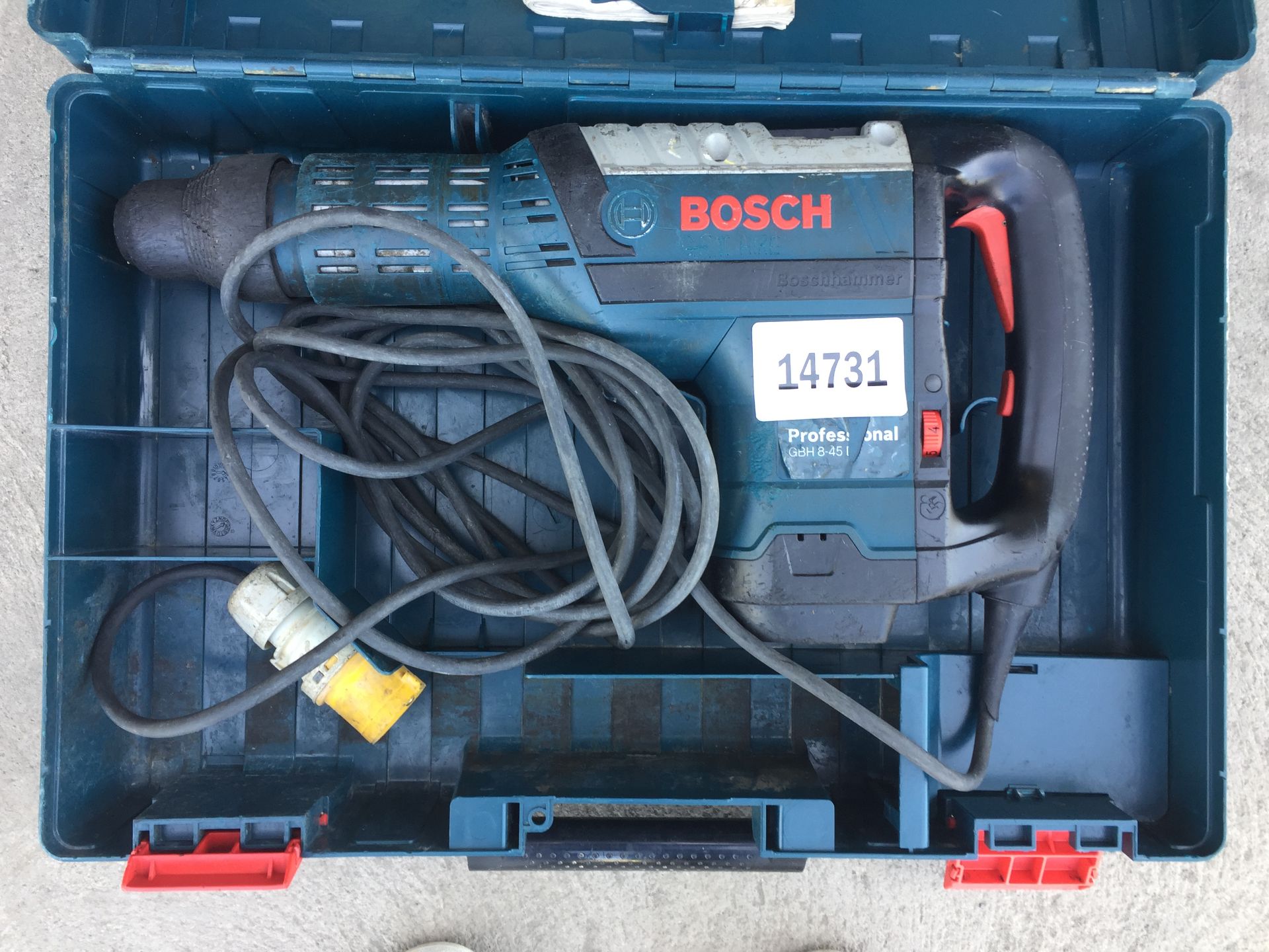 PL-14731 Bosch GBH8.45 Hammer Drill In Case - Image 2 of 3